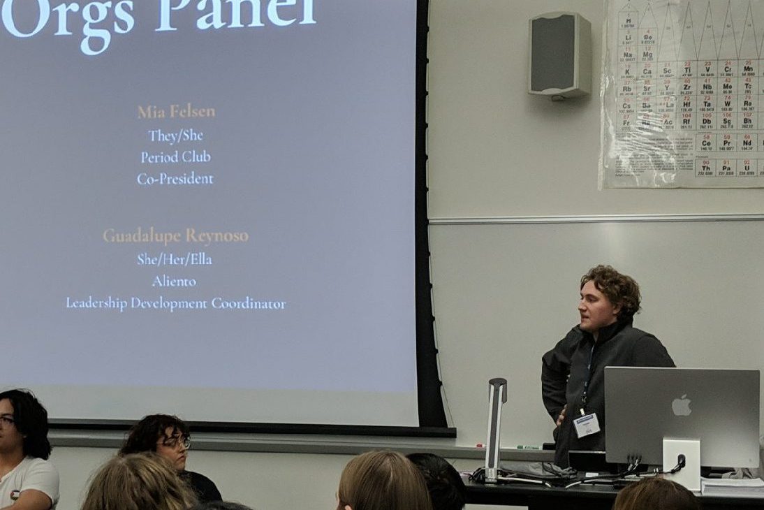 Drew Stanley introducing the speakers at the 2025 Youth Empowerment Summit